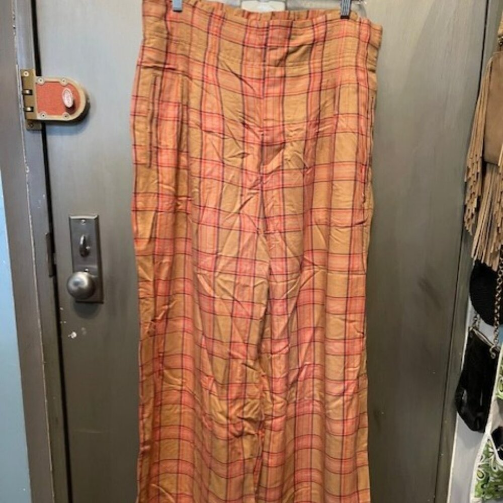 Maeve Albane Retro Plaid Wide Leg Pants - Picture 10 of 16